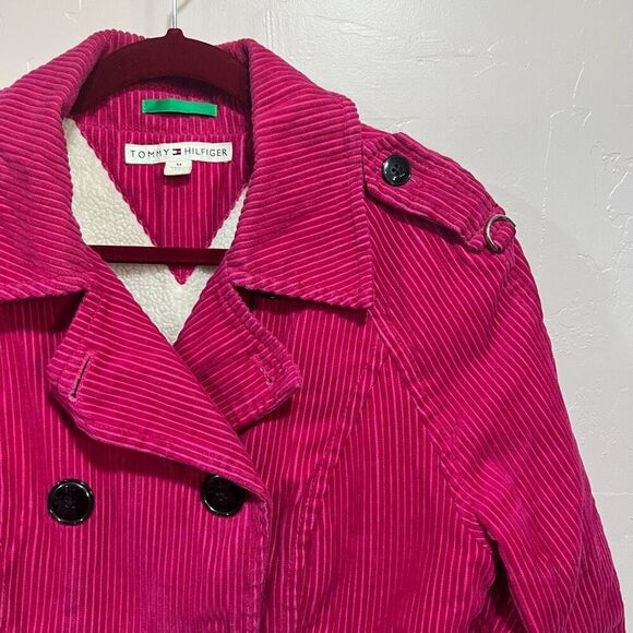 Vintage TOMMY HILFIGER Pink Corduroy Jacket - Picture 5 of 9